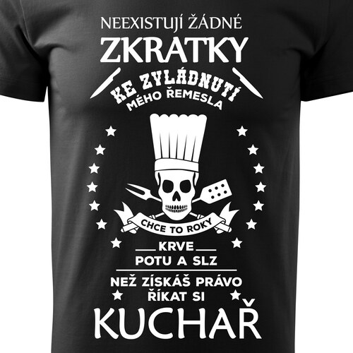 Bezvatriko.cz Pánské tričko pro kuchaře - GLAMI.cz