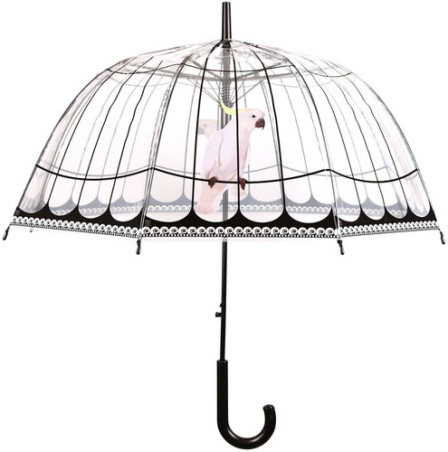 Bonami Transparentní větruodolný deštník Esschert Design, ⌀ 81 cm - GLAMI.cz