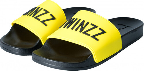 Pantofle TWINZZ Positano yellow/black - GLAMI.cz