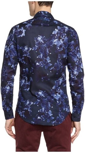 eladás divat stílus hihetetlen árak modrá květovaná pánská košile -  topaloglunakliyat.net