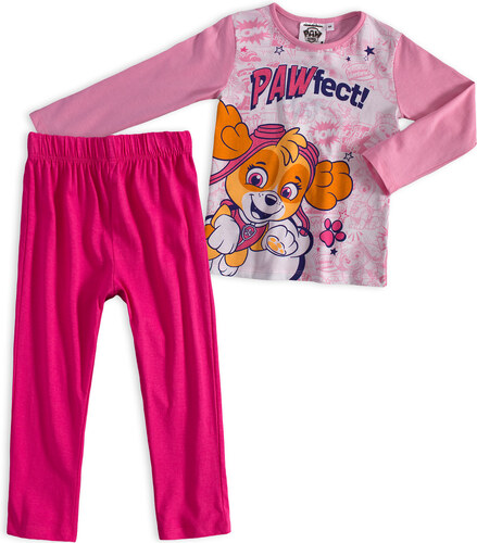 Dívčí pyžamo PAW PATROL PAWFECT světle růžové - GLAMI.cz