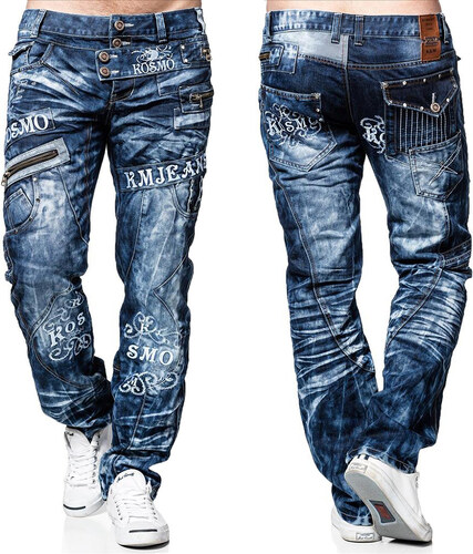 KOSMO LUPO kalhoty pánské KM051 jeans džíny - GLAMI.cz