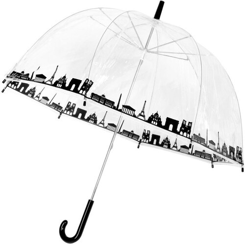 Plastový deštník Lindy Lou s panoramatem Paříže na okraji - GLAMI.cz
