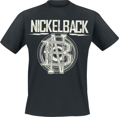 Nickelback - Logo Circle - Tričko - černá - GLAMI.cz