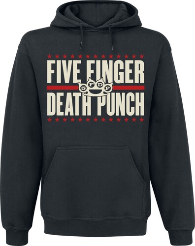 Five Finger Death Punch - Punchagram - Mikina s kapucí - černá - GLAMI.cz
