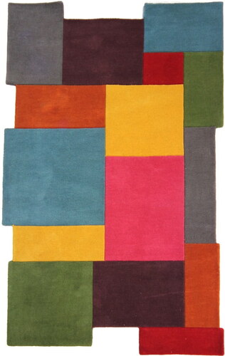 Bonami Barevný vlněný koberec Flair Rugs Collage, 120 x 180 cm - GLAMI.cz