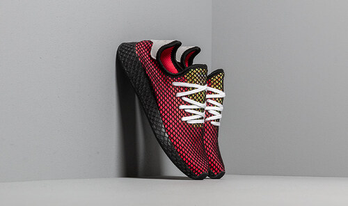 adidas Originals Pánské boty adidas Deerupt Runner Shock Red/ Real Lilac/  Core Black - GLAMI.cz