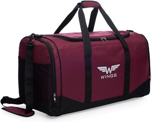 Cestovní taška Wings Sports vínová 100 l Wings - GLAMI.cz