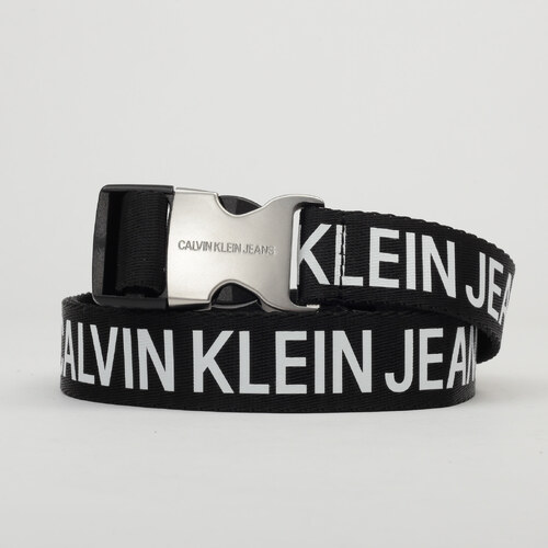 CALVIN KLEIN JEANS Logo Tape Clip Belt 