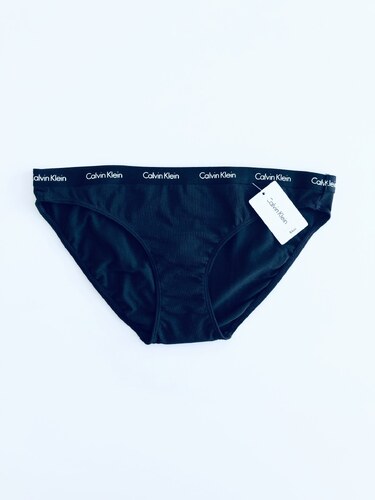 Calvin Klein Crew Black tylová podprenka Bralette a kalhotky Bikini et 2 k  Černá - GLAMI.cz