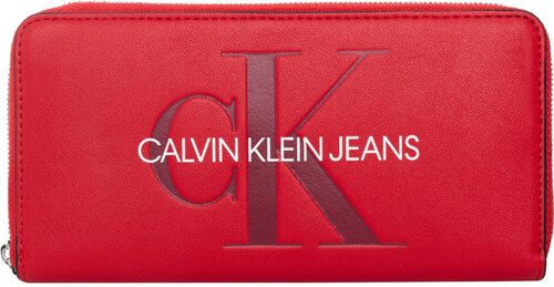 Calvin Klein dámská velká červená peněženka - GLAMI.cz