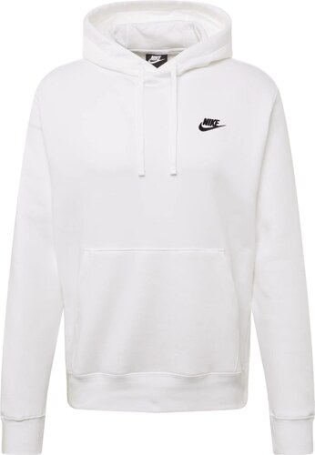 Nike Sportswear Mikina 'Club' černá / bílá - GLAMI.cz