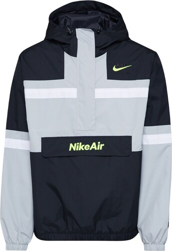 Nike Sportswear Přechodná bunda 'Nike Air' světle šedá / černá - GLAMI.cz