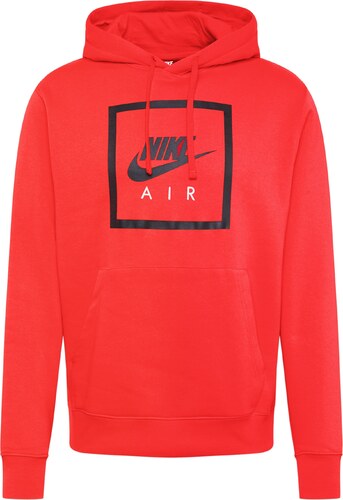 Nike Sportswear Mikina ' AIR 5' černá / červená - GLAMI.cz