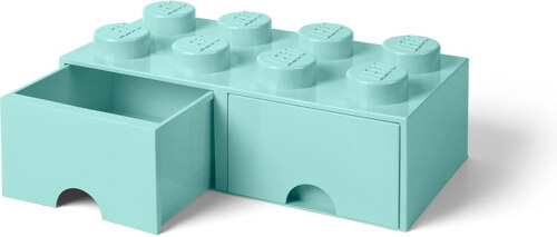 Bonami Mentolově zelený úložný box se dvěma šuplíky LEGO - GLAMI.cz