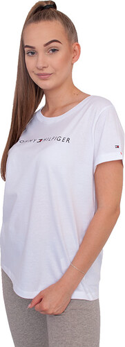 Dámské tričko Tommy Hilfiger bílé (UW0UW01618 100) - GLAMI.cz