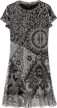 Desigual Letni Saty Paris Cerna Seda Glami Cz 