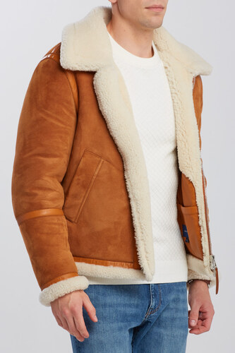 gant shearling jacket