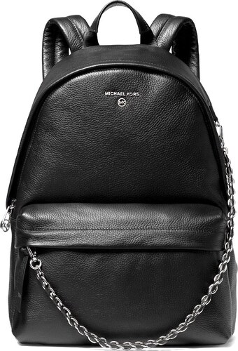 Dámský batoh Michael Kors Slater Medium Backpack Leather černý - GLAMI.cz