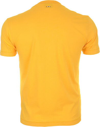 Pánské žluté tričko Napapijri s velkým logem - GLAMI.cz