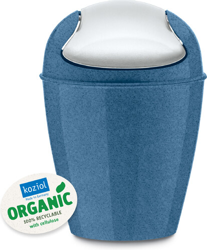 DEL XXS stolní odpadkový koš s poklopem0,9l Organic KOZIOL - GLAMI.cz