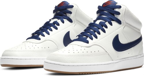 nike court vision mid white and blue