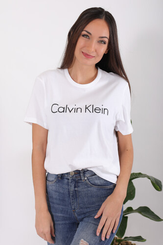 Dámské tričko Calvin Klein bílé - GLAMI.cz