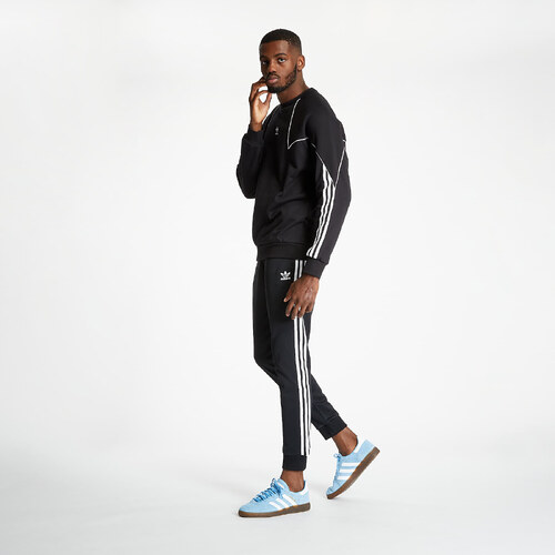 adidas Originals Pánské tepláky adidas Superstar Trackpants Prime Blue  Černá - GLAMI.cz