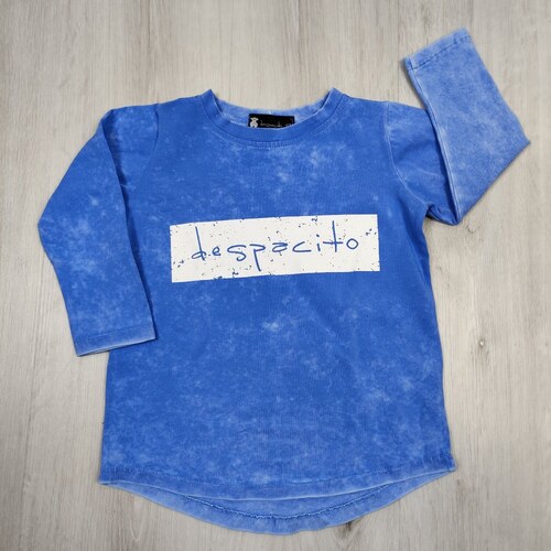 Modré batikované tričko Despacito - GLAMI.cz