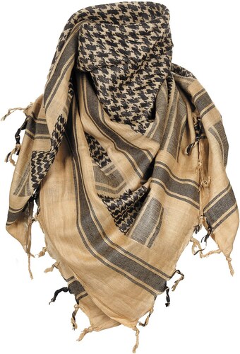 Max-Fuchs Arabský šátek SHEMAG Palestina pískový - GLAMI.cz