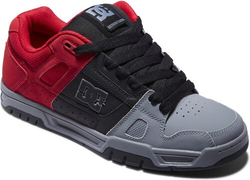 DC Shoes Boty DC Stag red/black/grey pánské - GLAMI.cz