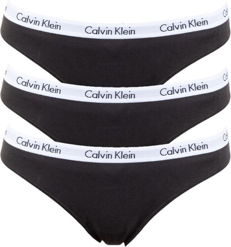 Sada tří kalhotek v černé barvě Calvin Klein Underwear - Dámské - GLAMI.cz