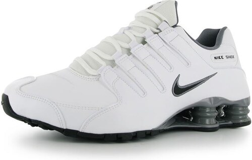 boty Nike Shox NZ pánské Running Shoes White/Black/Gry 9 (44) - GLAMI.cz