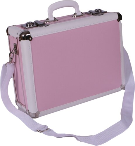Retro Valise kufr přes rameno Pink růžový 40x30x18cm - GLAMI.cz