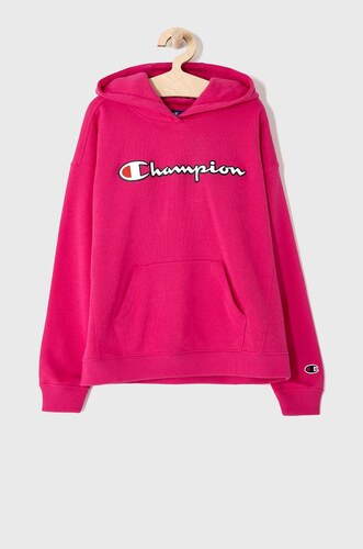 Dětská mikina Champion 403780 růžová barva, s aplikací - GLAMI.cz