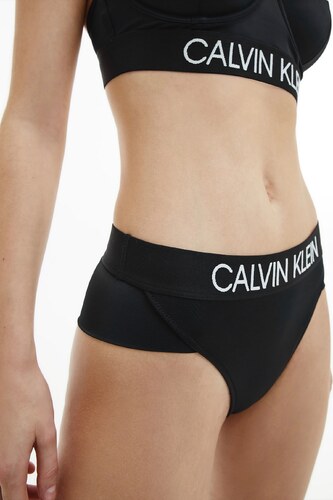 Calvin Klein spodní díl plavek brazilky - černý - GLAMI.cz