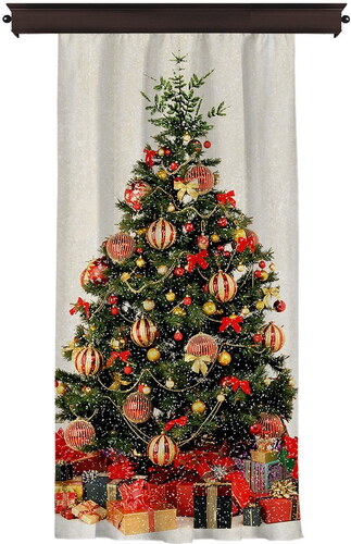 Mijolnir Bonami Vánoční závěs Christmas Tree, 140 x 260 cm - GLAMI.cz