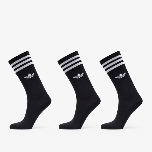 adidas Originals Pánské ponožky adidas Solid Crew Sock 3-Pack Černá -  GLAMI.cz