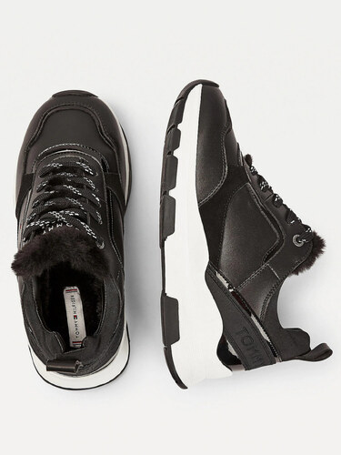 sporty chunky warm sneaker fw0fw05211 black bds