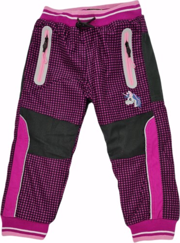 Dívčí zateplené outdoorové kalhoty - KUGO C7870 - fialové s fialovou -  GLAMI.cz