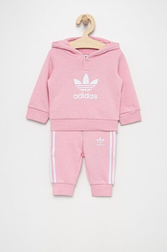 Dětská tepláková souprava adidas Originals HE4673 růžová barva - GLAMI.cz