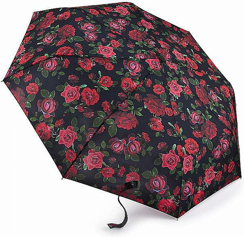 Fulton dámský skládací deštník Minilite 2 DARK ROMANCE L354 - GLAMI.cz
