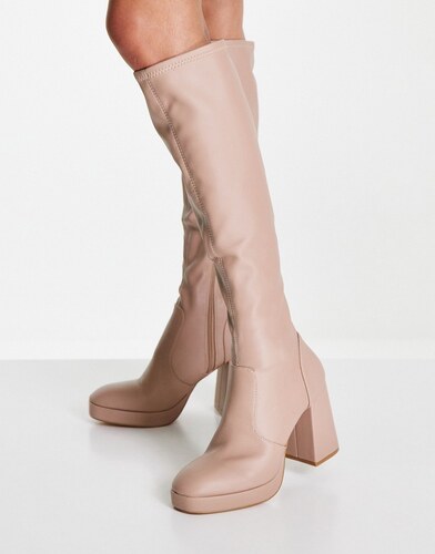 schuh della platform knee boot