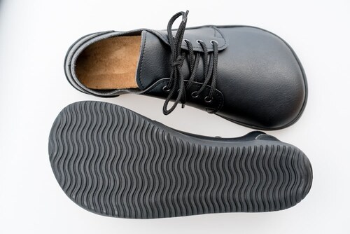 Ahinsa Shoes Bindu 2 xWide Barefoot dámské polobotky černé - GLAMI.cz