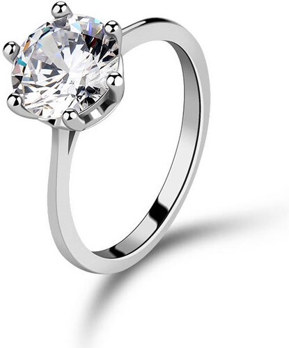 Emporial stříbrný rhodiovaný prsten Princeznin klenot MA-MR1006-SILVER -  GLAMI.cz