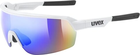 Brýle Uvex Sportstyle 227 White Mat / Mirror Blue (CAT. 3) - GLAMI.cz