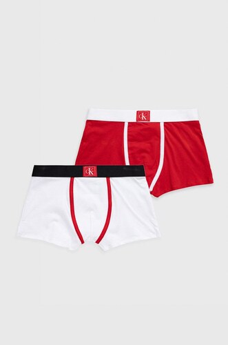 Dětské boxerky Calvin Klein Underwear červená barva - GLAMI.cz
