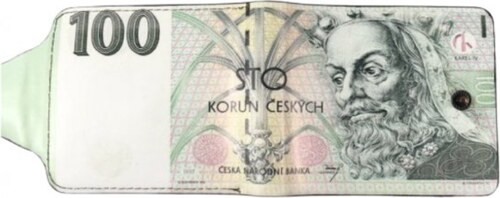 Swifts Peněženka s motivem bankovky - 100Kč 702 - GLAMI.cz