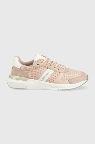 Sneakers boty Calvin Klein růžová barva - GLAMI.cz