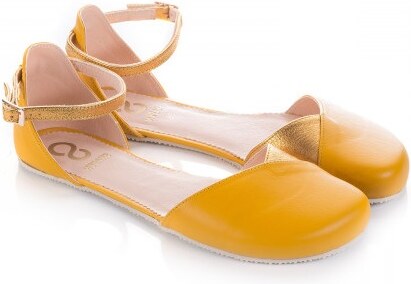 Barefoot sandály Shapen - Poppy II Sun yellow N - GLAMI.cz